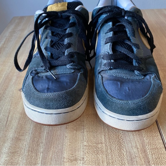 NIKE SB Sneakers Zoom Team Edition Blue Fox Metallic Gold 311665-471 Rare - Picture 8 of 14